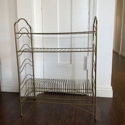 Urban Outfitters Brass Finish Record Stand