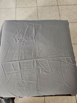 NEW GRAY FABRICS 7 YDS X 3YDS LARGE WALL FRAMED PICTURE
