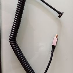 Coiled High Speed HDMI to Micro HDMI Cable 