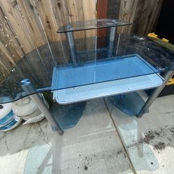 Glass Desk 