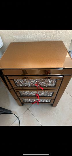 Nightstand rose gold