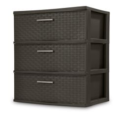 3 Drawer Plastic Storage (3pcs for $25)