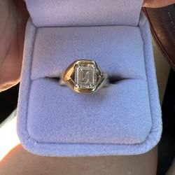 2.10 Carot Emerald 14k Gold Setting Ring 