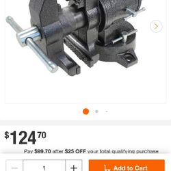 Bessey 5" Multi Purpose Swivel Rotating Pipe & Bench Vise