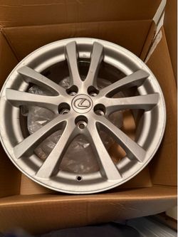 4 OEM Lexus IS 250 tire RIMS, 18 in: $300 for all 4 rims