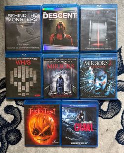 Horror Blu-ray Collection lot (8 movies)