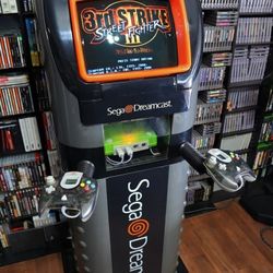 Dreamcast Kiosk With Aftermarket Console Casing