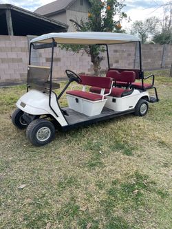 Electric EZ Go golf cart 6 seat