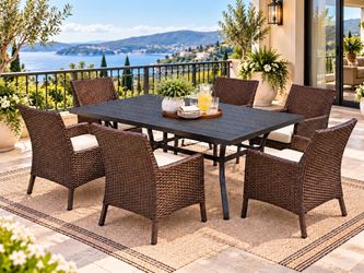 7 pcs new in box patio table set