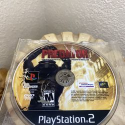 PS2 PREDATOR CONCRETE JUNGLE! TESTED WORKING! DISC Only 