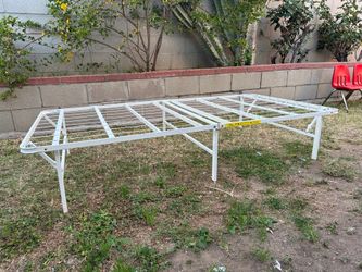 Twin Folding Metal Platform Bed Frame