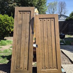 Solid Wood Midieval Style Doors