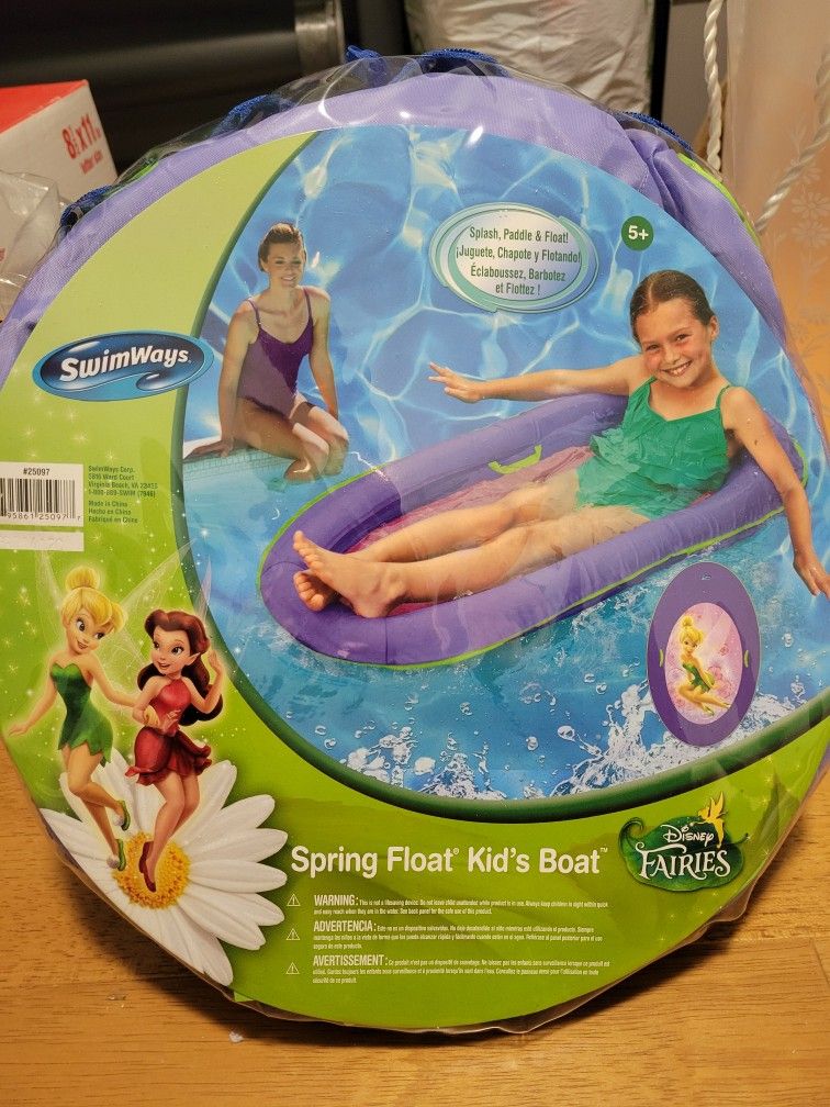SwimWays Disney Fairies Spring Float Kid's Boat