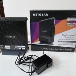 Nighthawk AC1900 WiFi Cable Modem Router For Sale $40