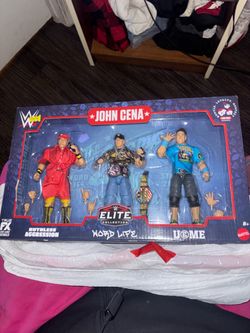 John Cena WWE elite action figure 3 pack