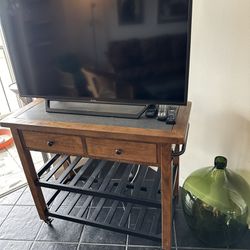 Sony 48” TV and Cart 