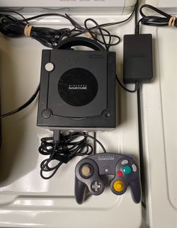 Nintendo GameCube COMPLETE video game console system cube with remote ac av cables controller gc gcn