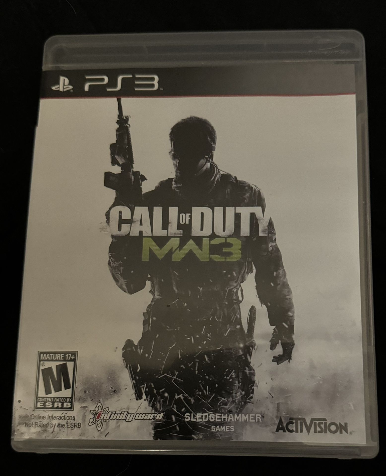 pS3 call duty mw3 game