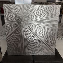 Silver Art Work For Decor