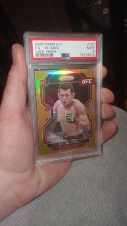 2022 Prism UFC DA-UN JUNG Gold Prism Psa 9 #(4/10)