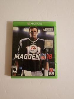 Madden 18 game