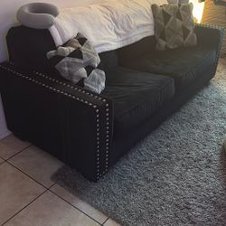 Stylish Black Couch 