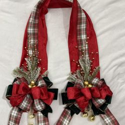 Customize Christmas Swag / Scapular for Front Door Garland Wreath Handmade