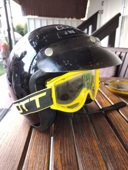 HJC Helmet With Goggles