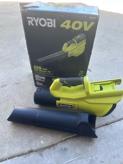 RYOBI 40V 120 MPH 550 CFM Cordless Battery Leaf Blower (Tool Only)