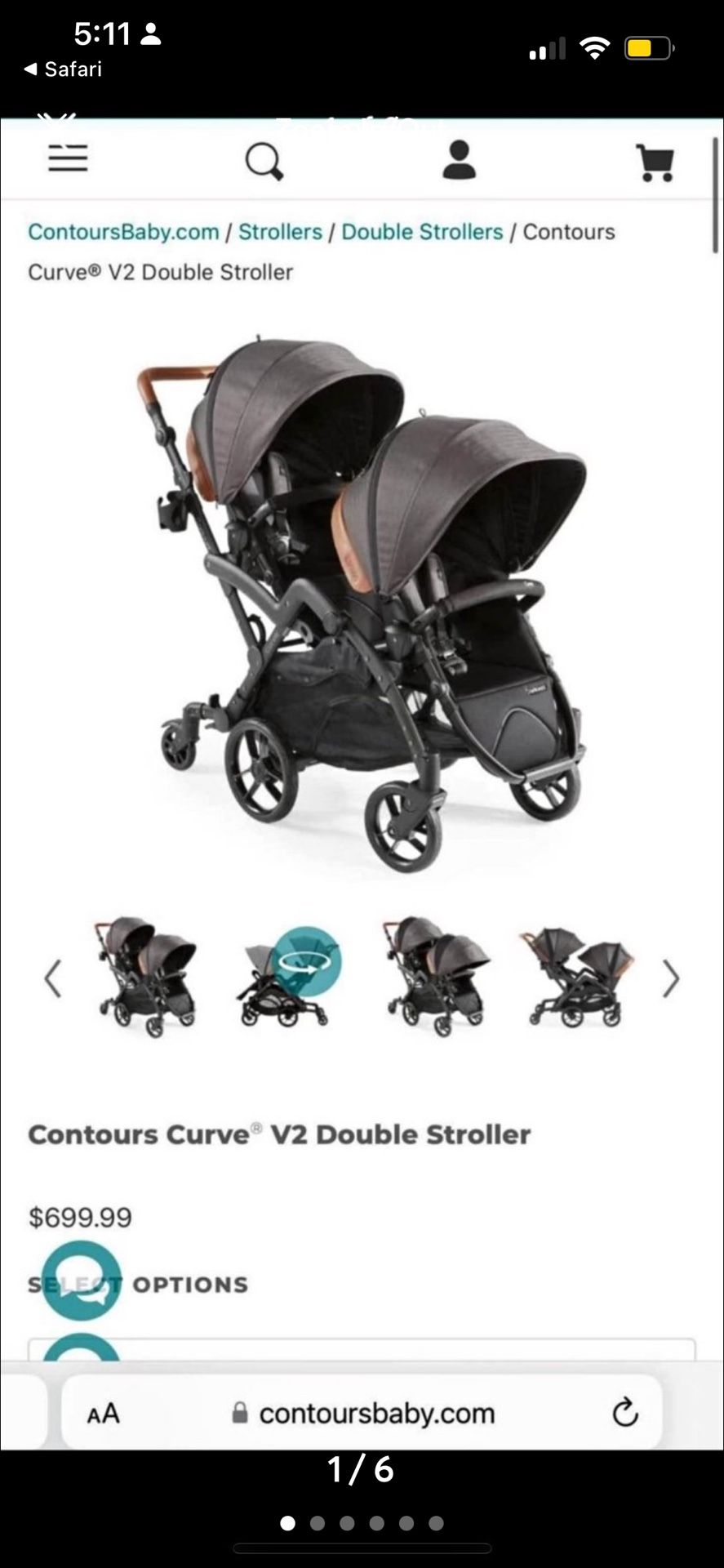 Contours Double Stroller Need Gone