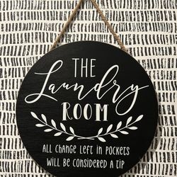 Laundry Room Decorative Sign