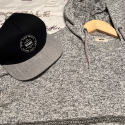 Vans Hat and Vans Sweatshirt 