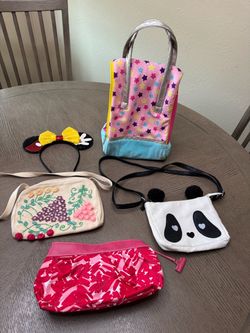 Girls Bag and Purse Bundle – 5 Pieces
