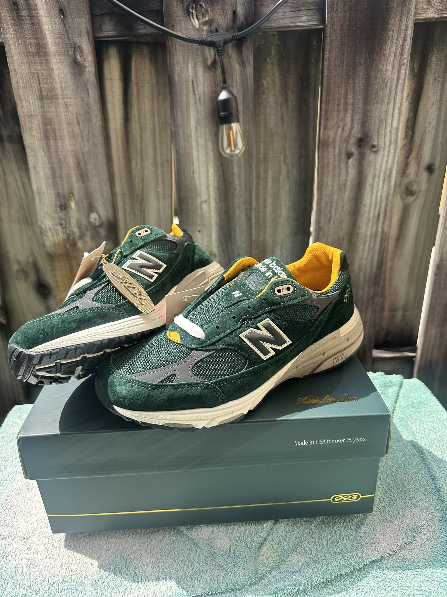 New Balance 993 Aime Leon Dore - “Mulberry Green” Size 8