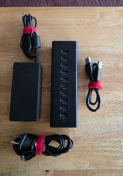 Aukey 10 Port Powered USB Hub_Excellent_