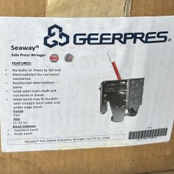 Industrial Mop Geerpres Seaway Sidepress Wringer 