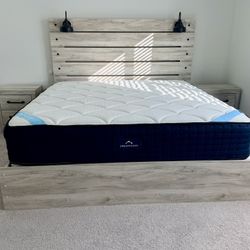 King Size Bedroom Set Including Mattress