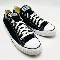 *NEW* Unisex Converse Chuck Taylor All Star Low Ox Black (M9166), Sz 9 w11