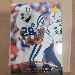 1995 Marshall Faulk Card