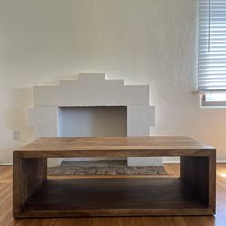 Solid Wood Coffee Table - Mango Wood, Modern