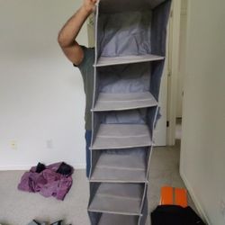 Hanging Closet Organizer With Drawers