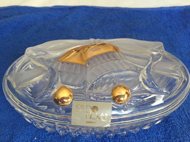 Pretty 7/4" crystals glasses hand made in Japan