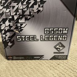 Micro ATX ASRock B550M Steel legend Motherboard Unused