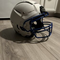 Large White F7 Football Helmet