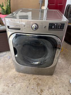 Lg mega capacity steam gas dryer