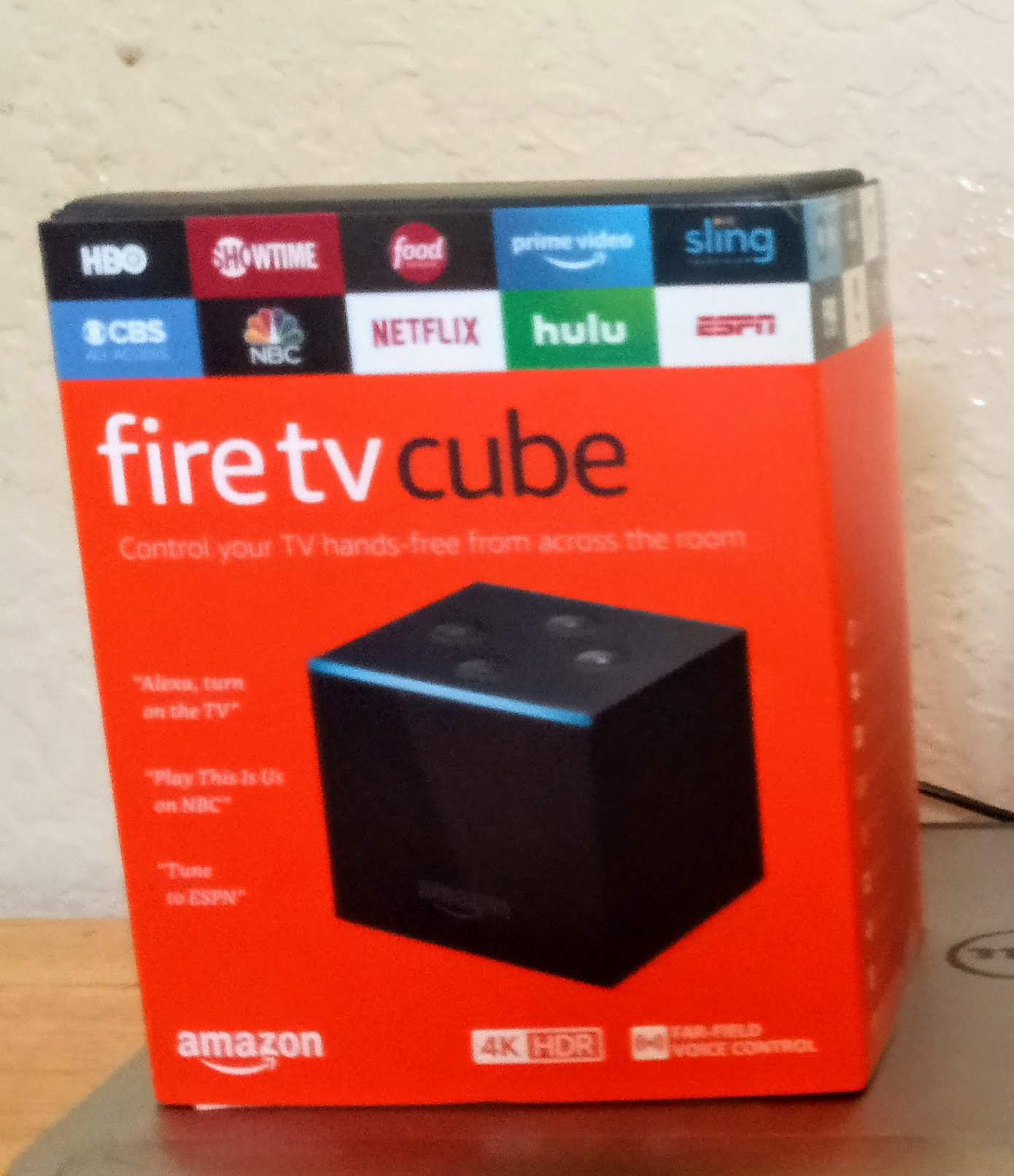 Amazon- Fire TV Cube 16GB 2nd Generation Media Streaming Media Player with built in Alexa Voice Remote - Black