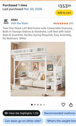 Twin Loft Bed