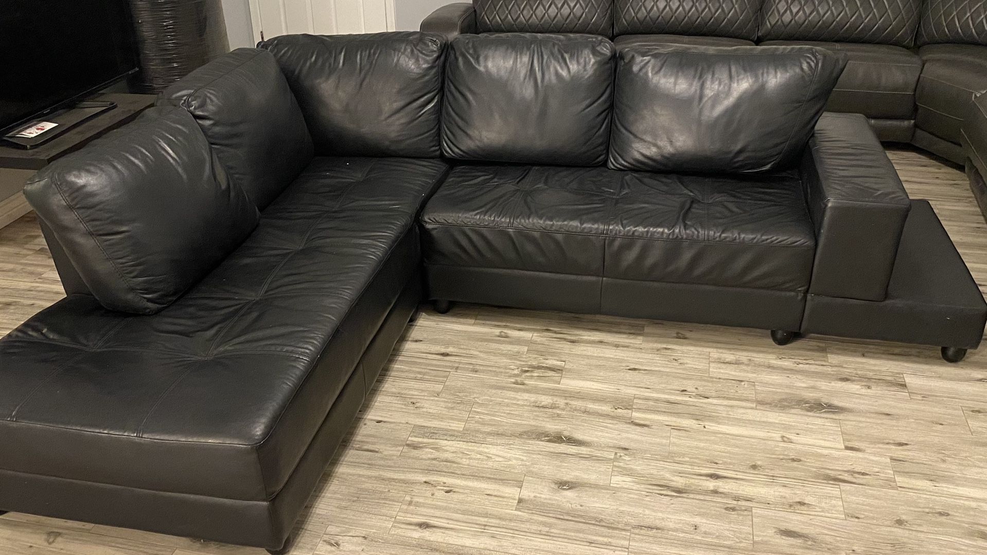 Leather Sectional Sofa Couch FREE DELIVERY 