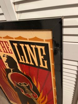 Walk the Line Framed Music Poster