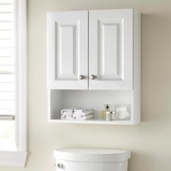 Glacier Bay Lancaster 20.5 in. W Wall Cabinet in White